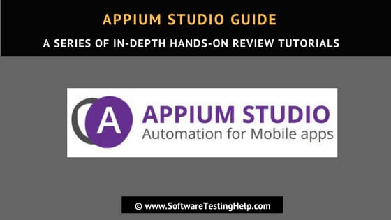 Appium Studio Tutorial