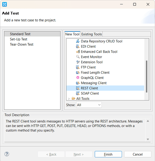 Adding a New Client to the Test Suite