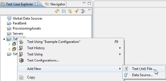 Create Test file